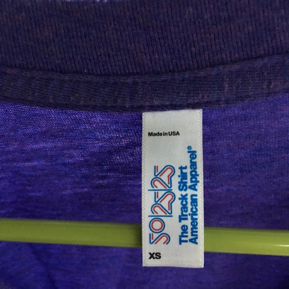 2 for 1 American Apparel Deep V-Neck T’s XS/S - Picture 2 of 3